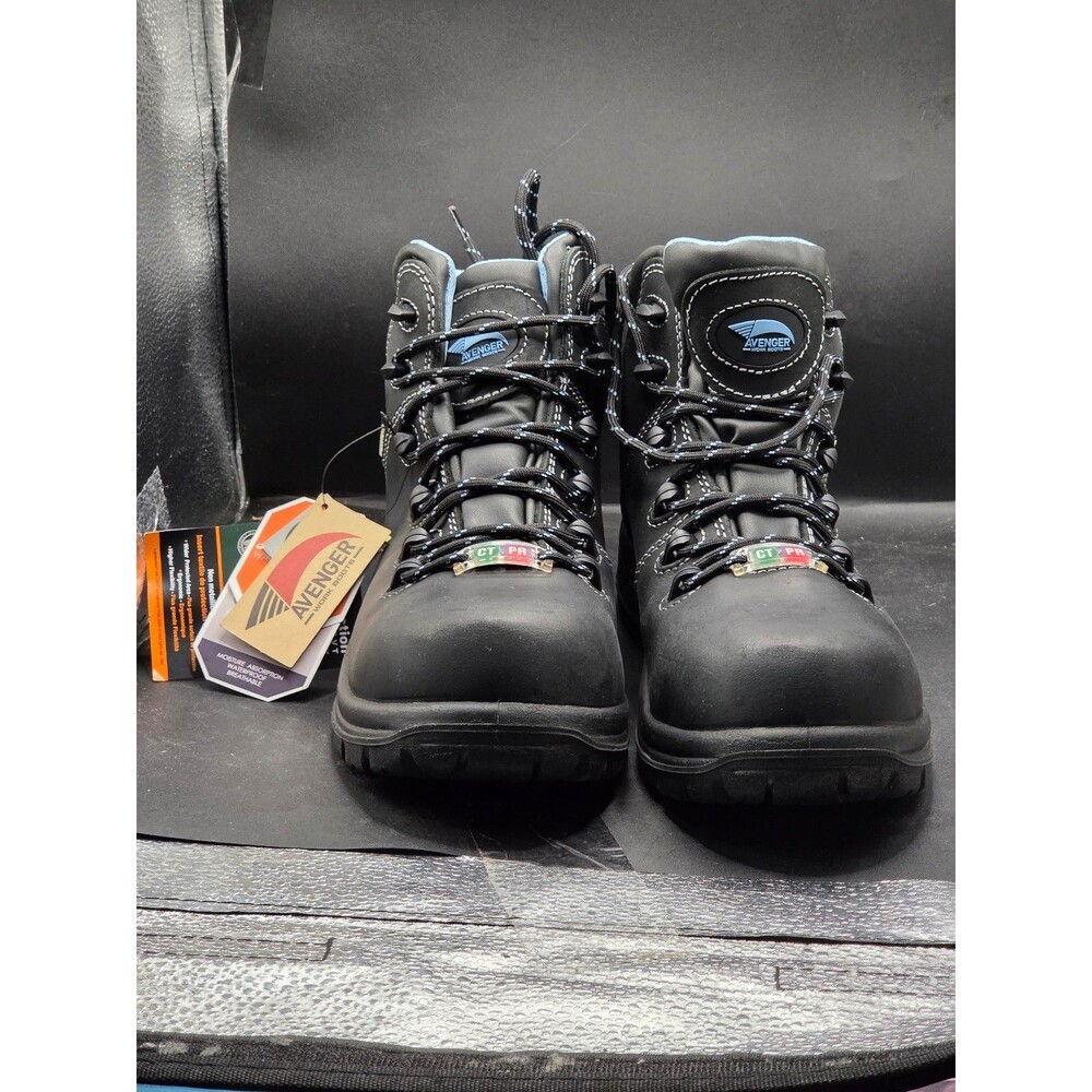 NEW Avenger Waterproof Composite Toe Work Boots A7127 Size 8 – Lightweight